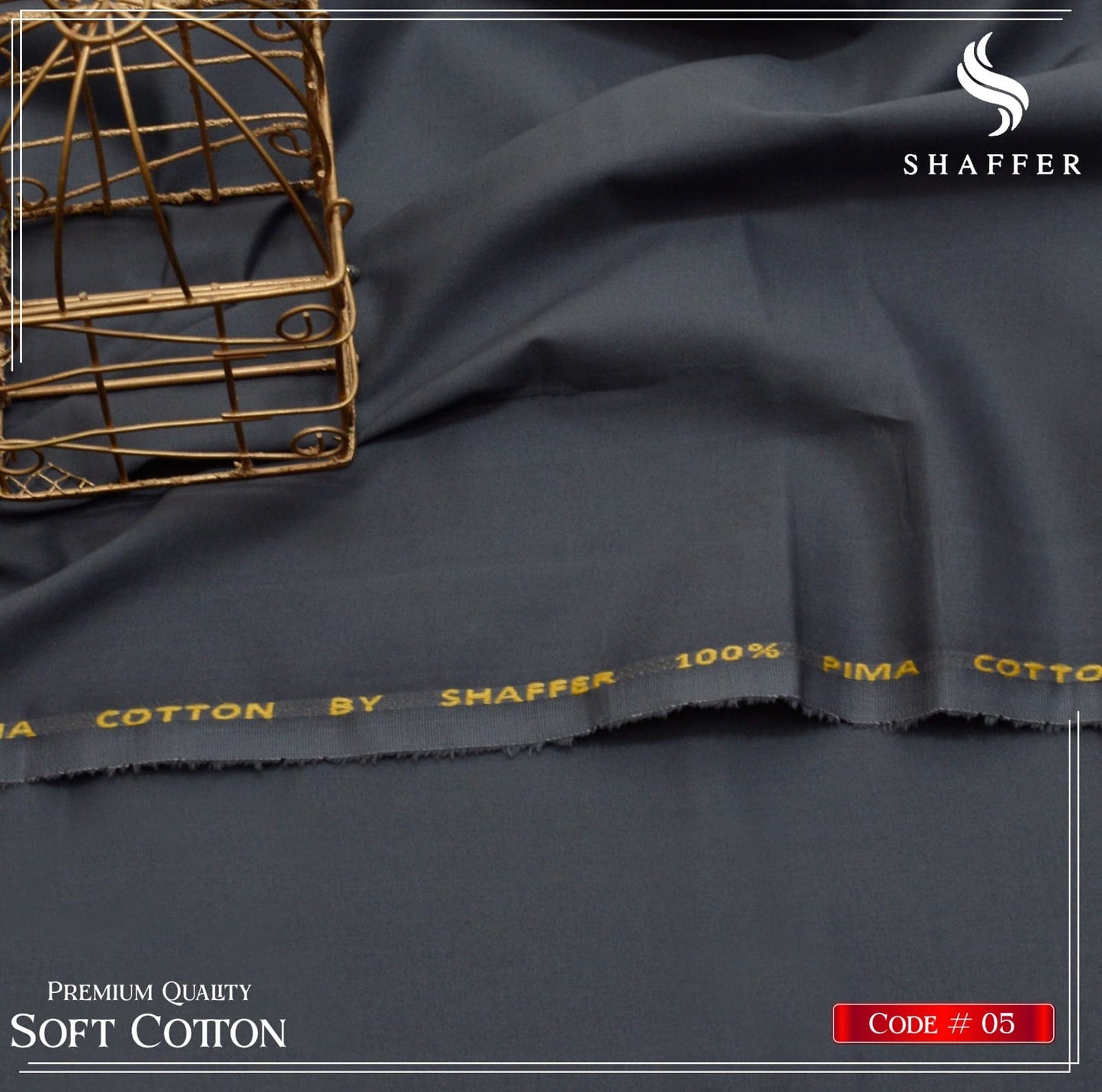 Shaffer By Grace Soft Cotton Unstitched Mens Suit