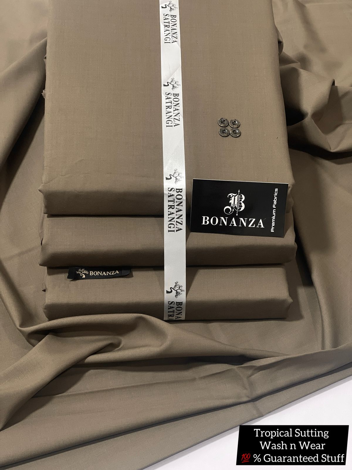 Bonanza Wash & Wear Unstitched Mens Suit