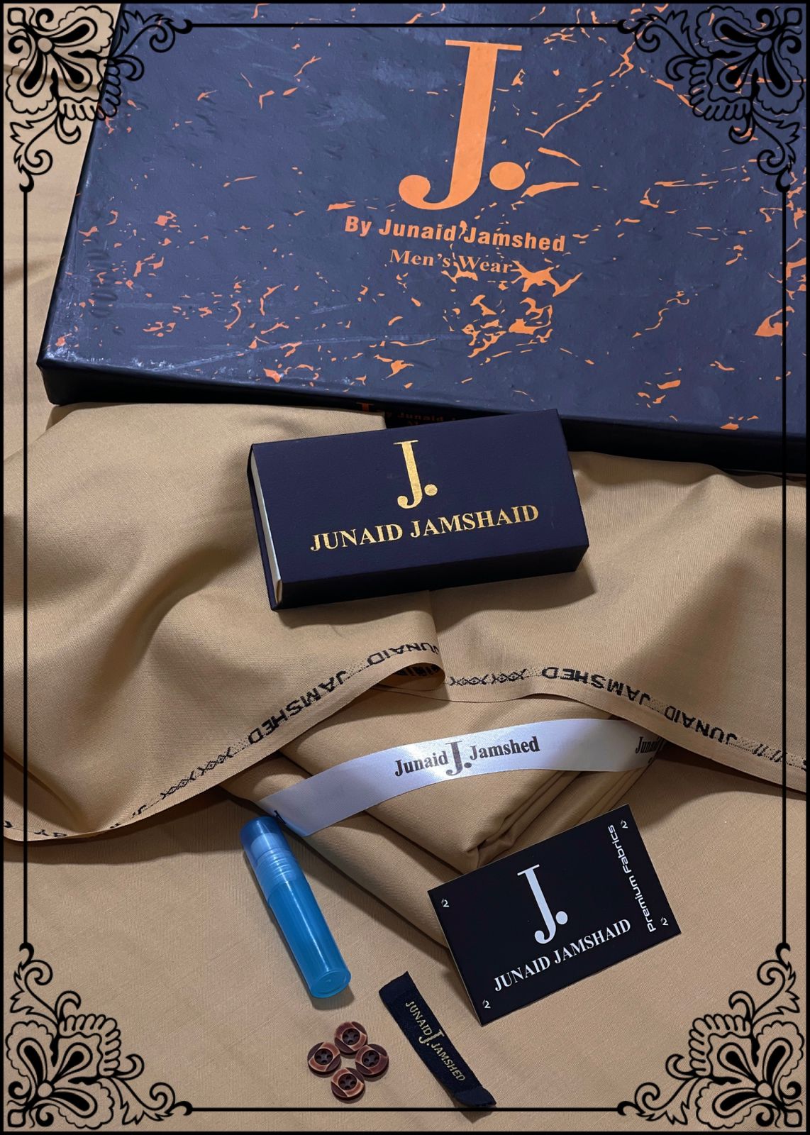 J. Boski Wash & Wear Unstitched Mens Suit