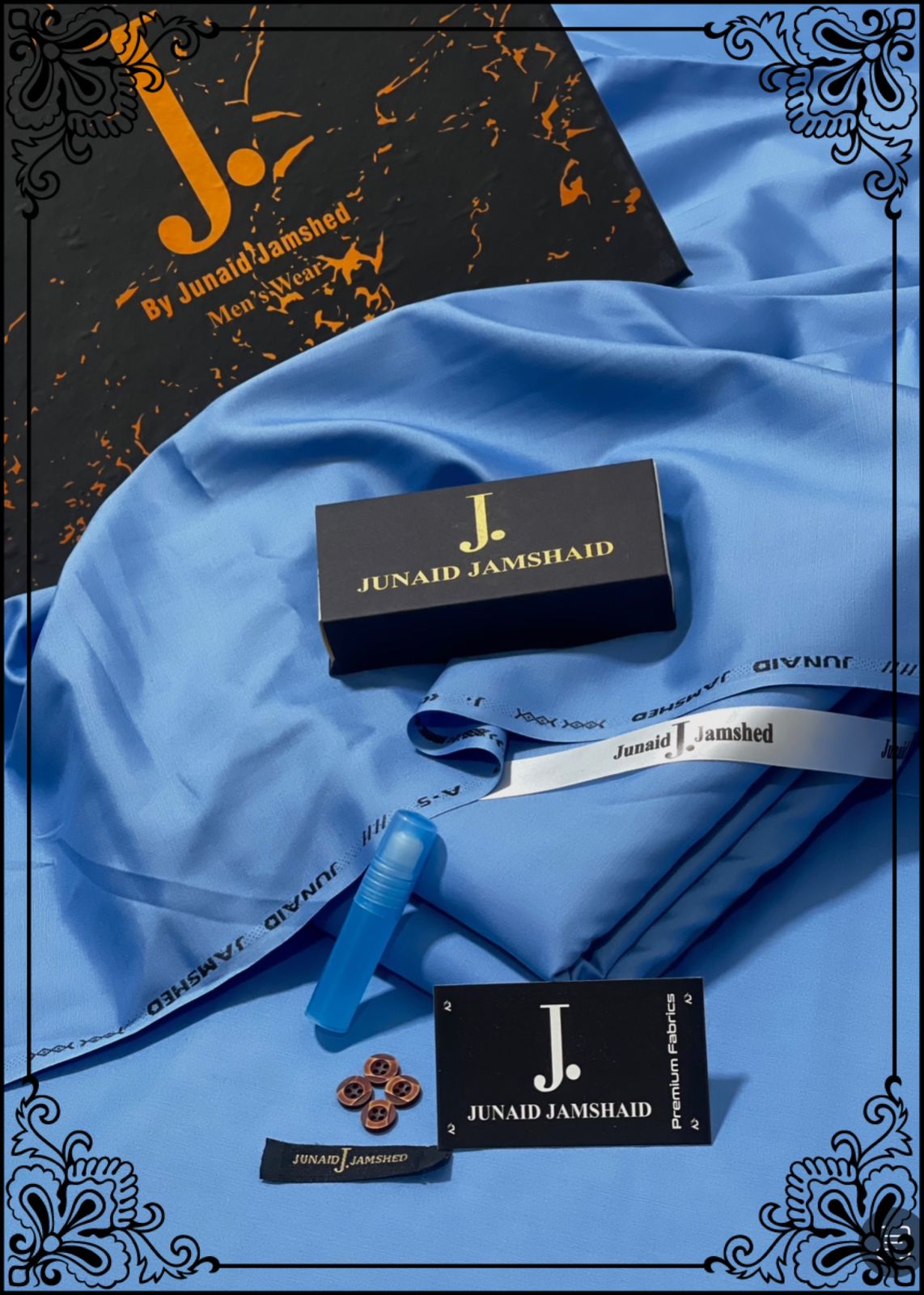 J. Boski Wash & Wear Unstitched Mens Suit