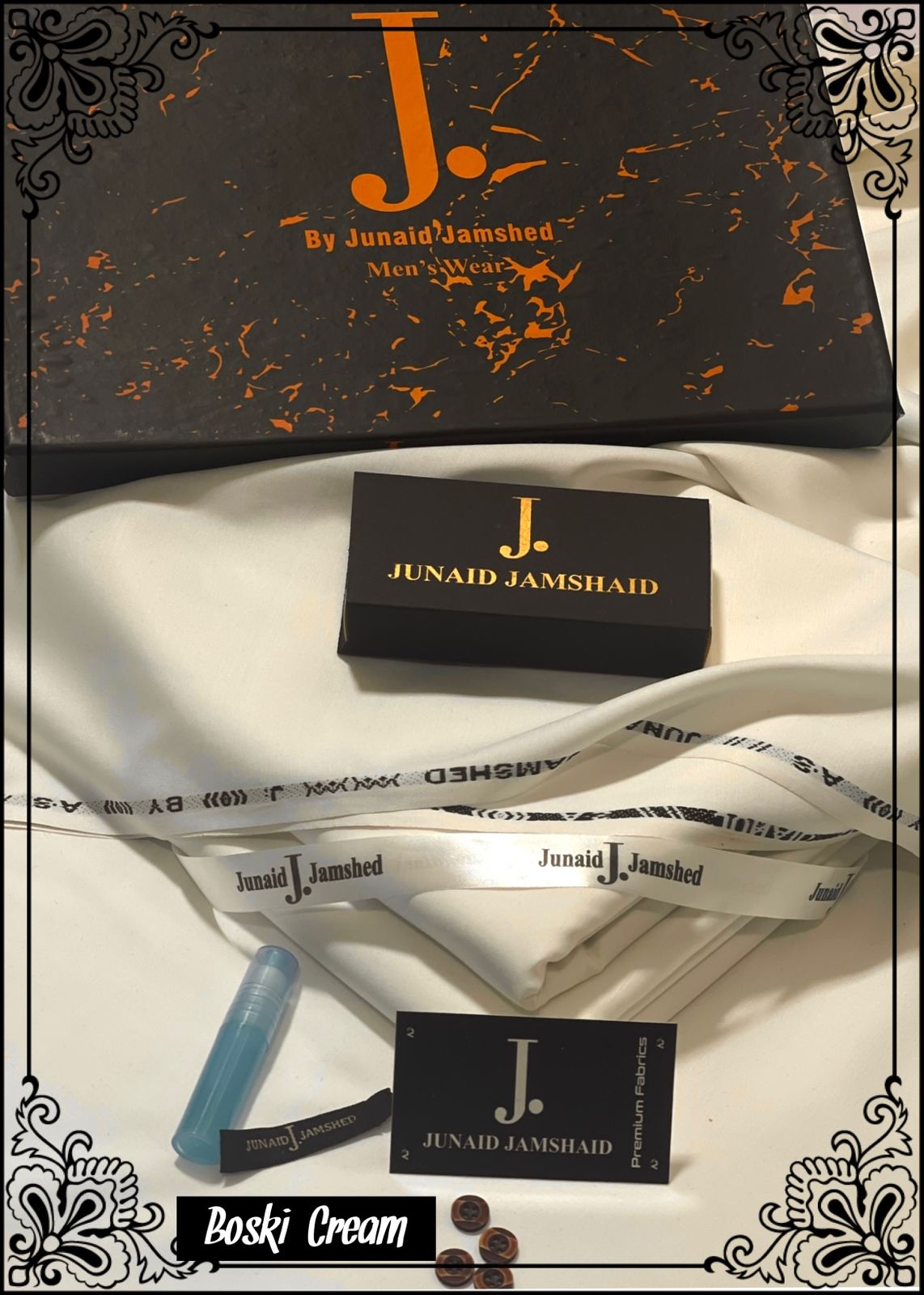 J. Boski Wash & Wear Unstitched Mens Suit