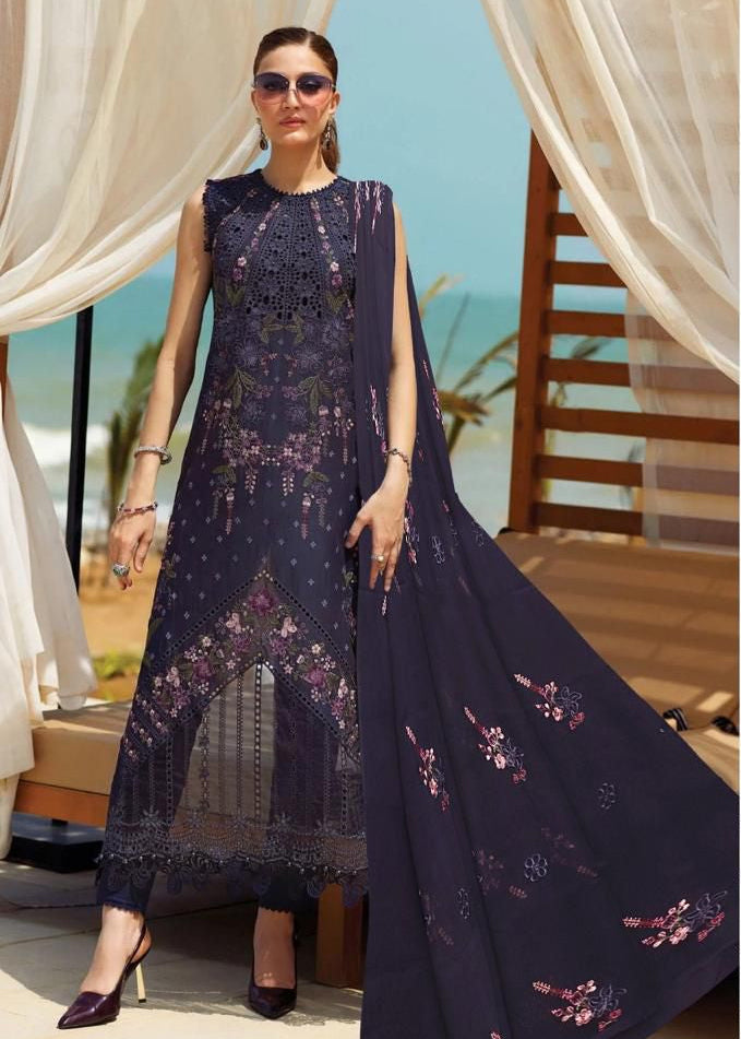 MARIA.B Luxury Heavy Chikankari Suit with Pure Bamber Dupatta