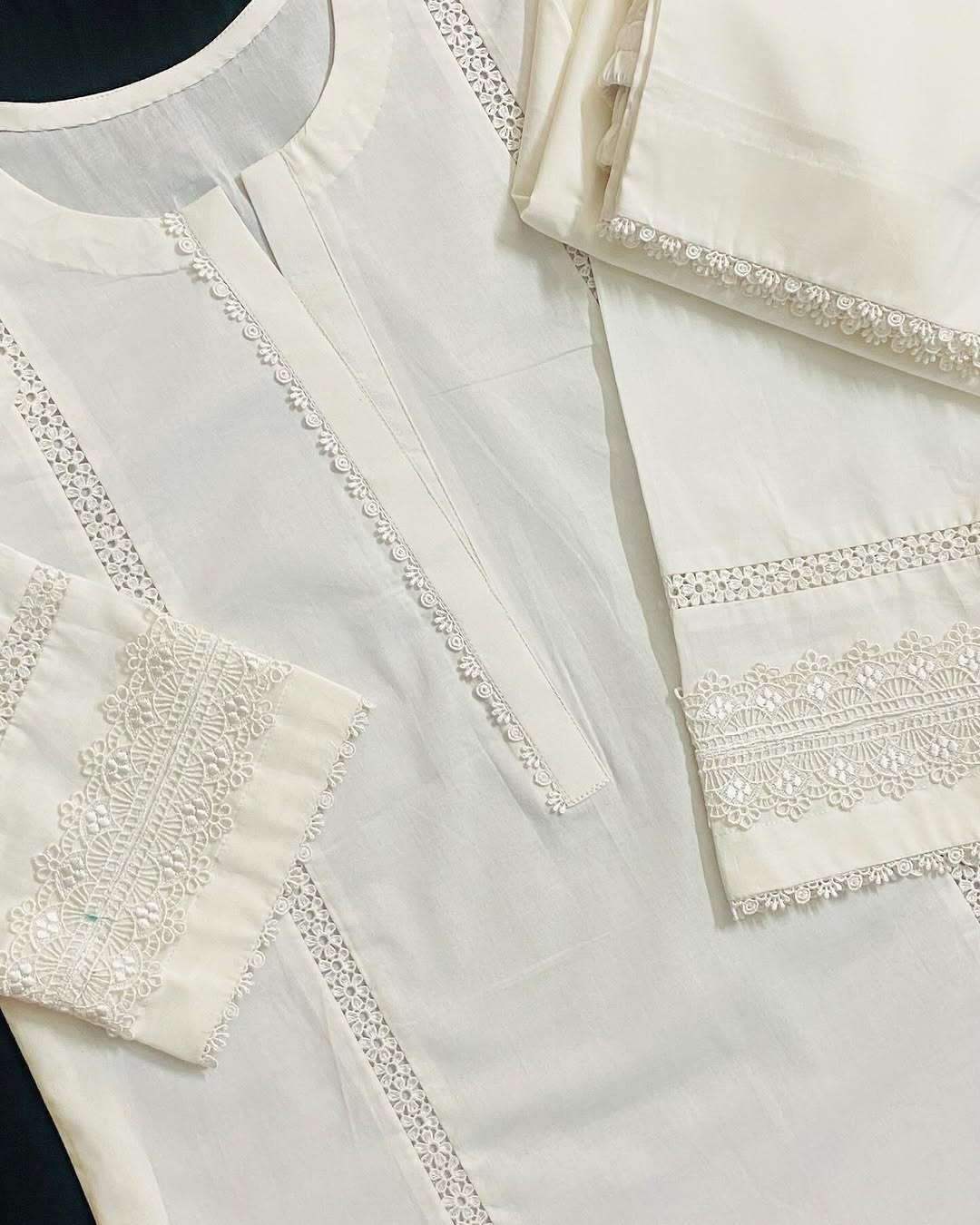 White 2Pcs Stitched Collection
