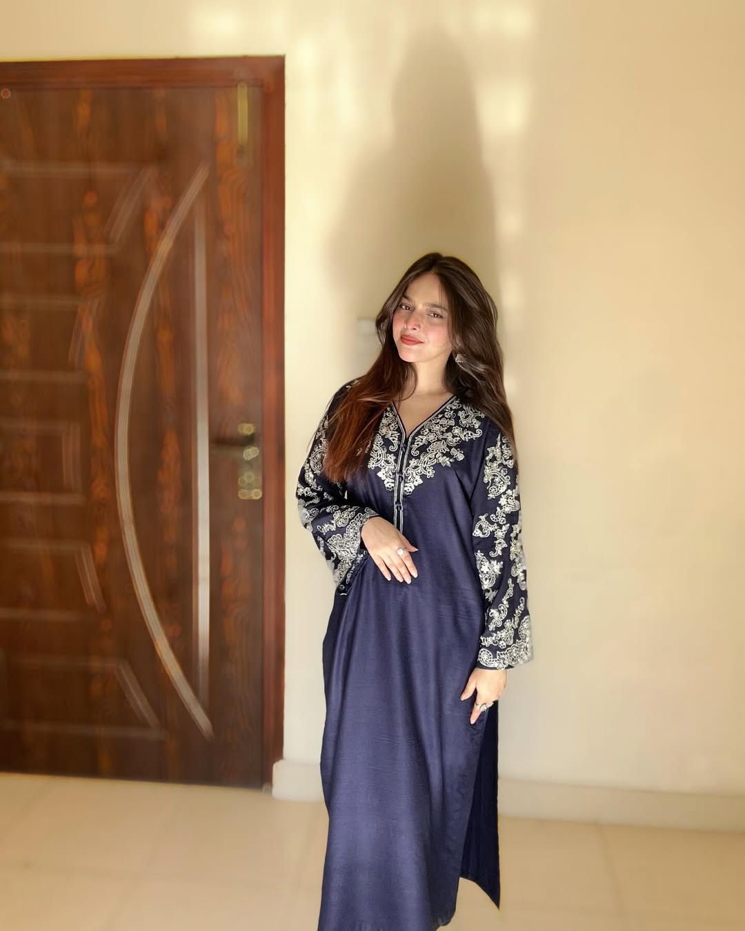 2PC Embroidered Cotton Stitched Suit