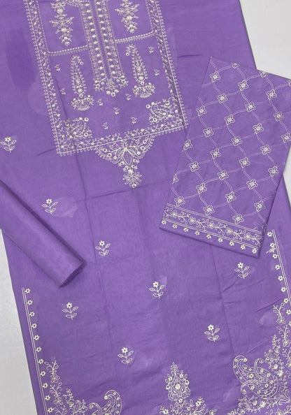 Sapphire 2Pc Heavy Embroidered Suit