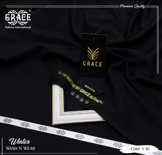 Grace Wash & Wear Unstitched Men Suit