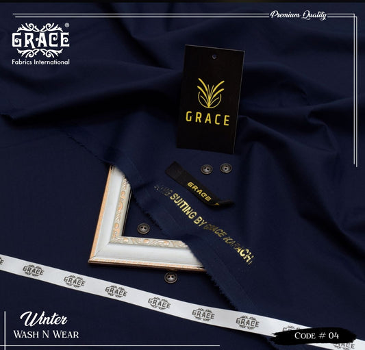 Grace Wash & Wear Unstitched Men Suit