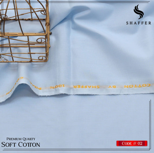 Shaffer By Grace Soft Cotton Unstitched Mens Suit