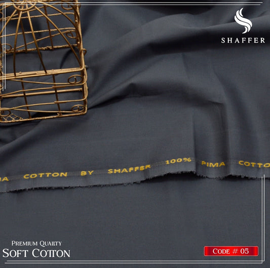 Shaffer By Grace Soft Cotton Unstitched Mens Suit