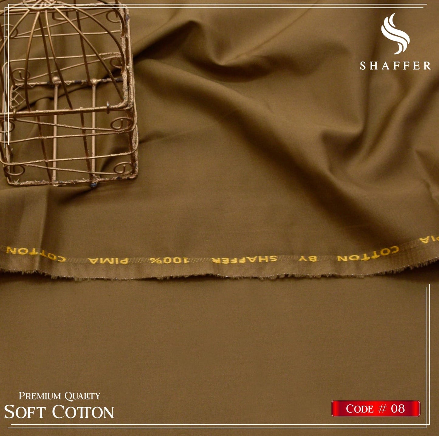 Shaffer By Grace Soft Cotton Unstitched Mens Suit