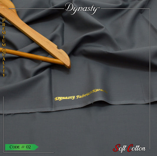 Dynasty Soft Cotton Unstitched Mens Suit