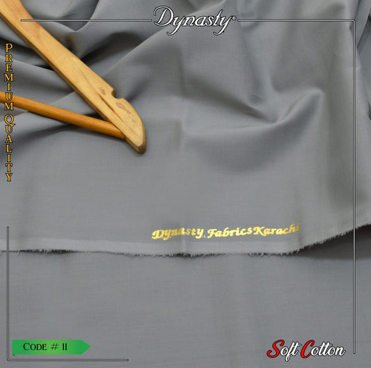 Dynasty Soft Cotton Unstitched Mens Suit
