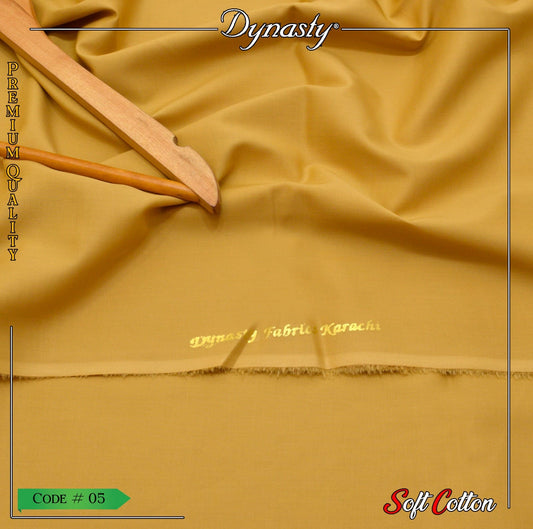 Dynasty Soft Cotton Unstitched Mens Suit