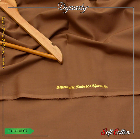 Dynasty Soft Cotton Unstitched Mens Suit