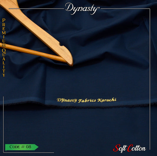 Dynasty Soft Cotton Unstitched Mens Suit