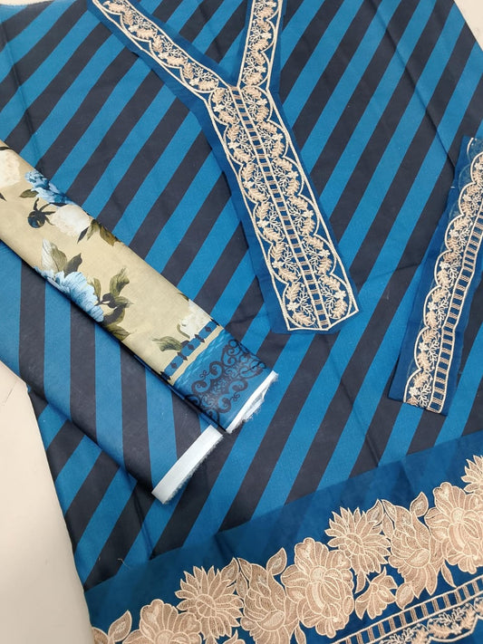 Zainab Chottani 3Pc Digital Printed Lawn Suit With Digital Printed Lawn Dupatta