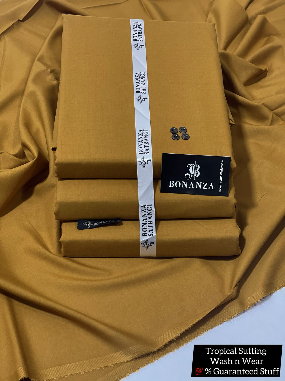 Bonanza Wash & Wear Unstitched Mens Suit