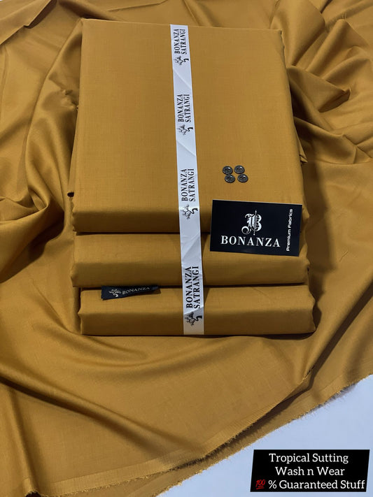 Bonanza Wash & Wear Unstitched Mens Suit