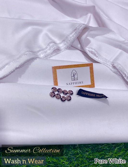 Sapphire Wash & Wear Unstitched Mens Suit