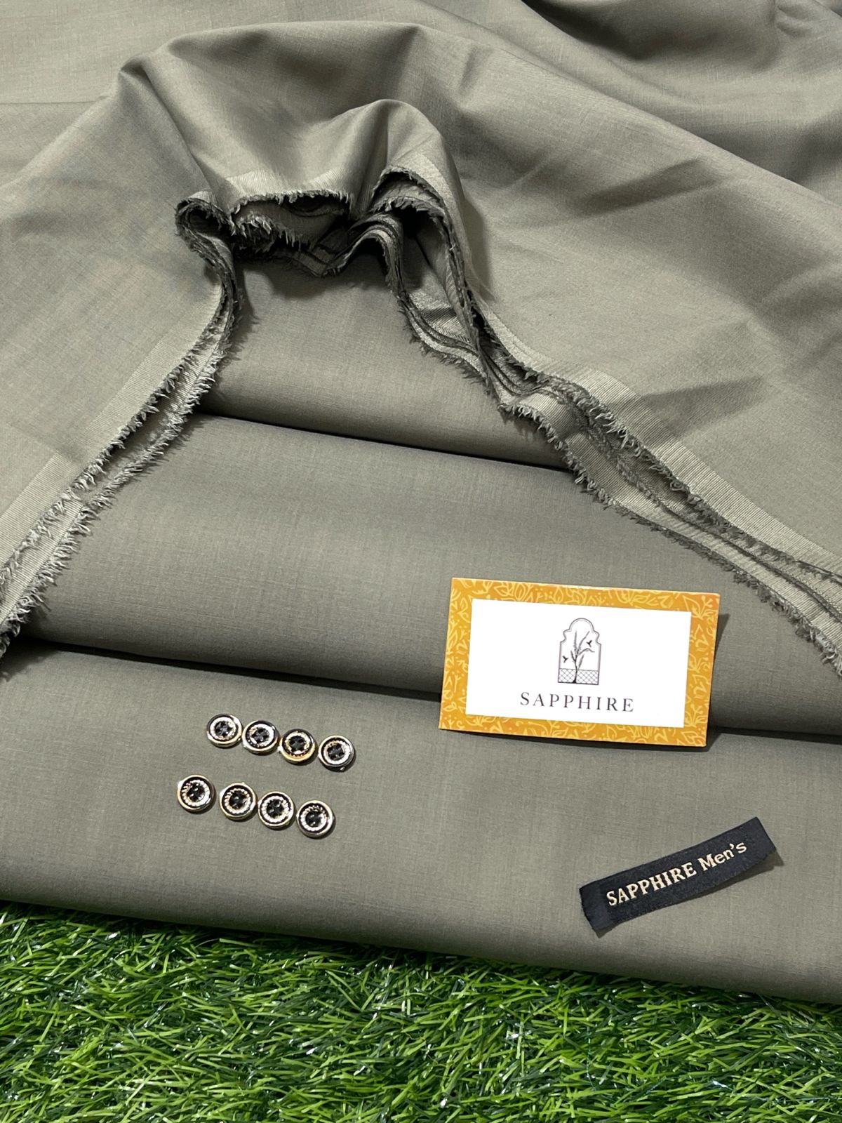 Sapphire Wash & Wear Unstitched Mens Suit