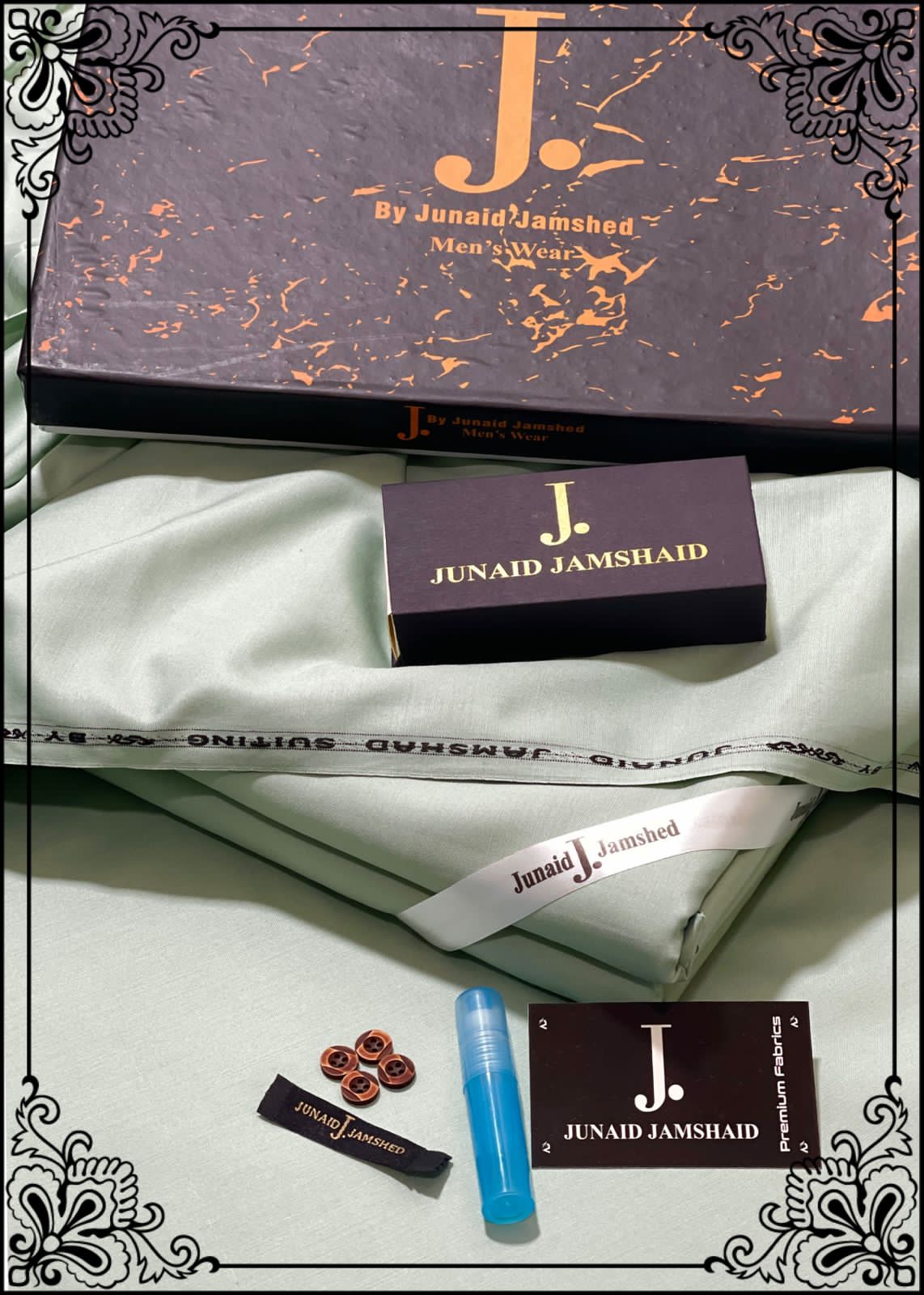 J. Boski Wash & Wear Unstitched Mens Suit