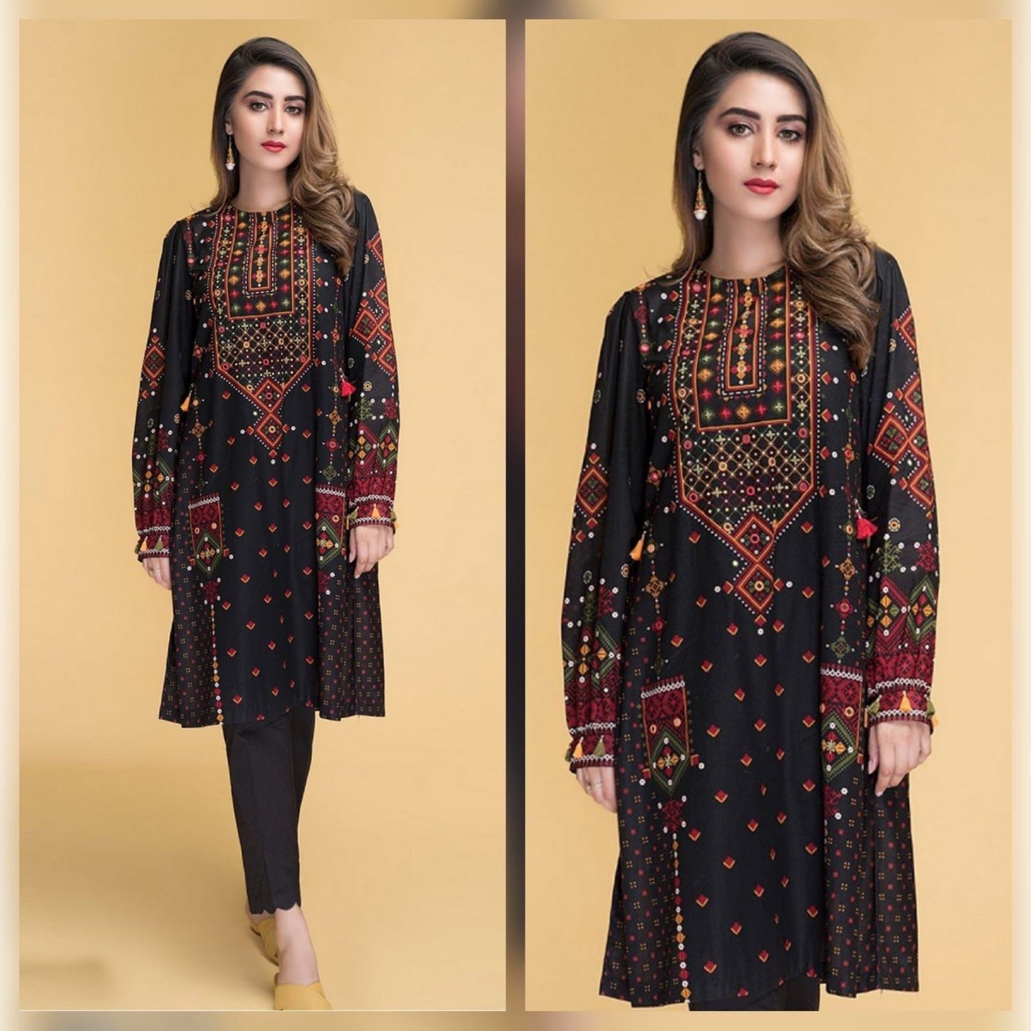 Kayseria 2Pc Unstitched Embroidered Lawn Suit