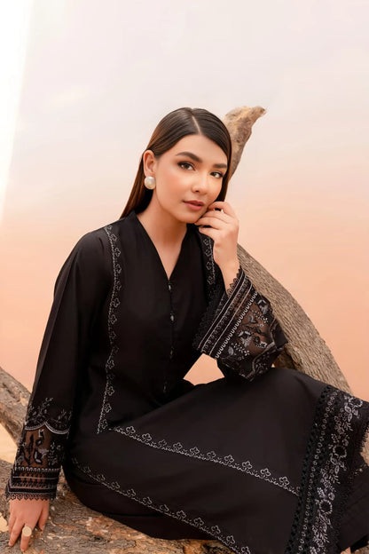 Azure 2Pc Embroidered Lawn Suit