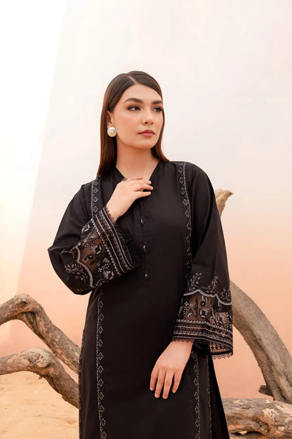 Azure 2Pc Embroidered Lawn Suit