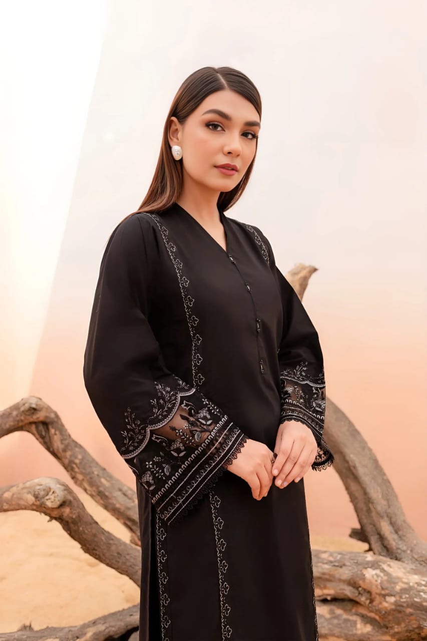 Azure 2Pc Embroidered Lawn Suit