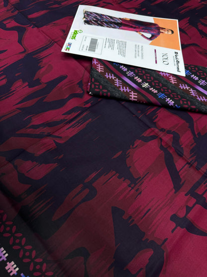 Gul Ahmad Co-ords Sets - Digital Printed Shirt & Trouser with Original Stamp