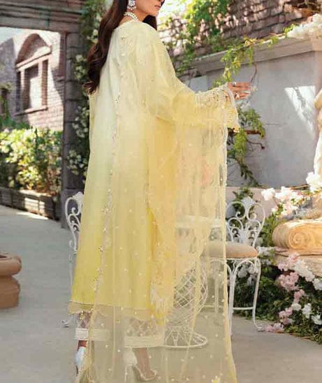 ANAYA Luxury Chikankari & Sequence Embroidered Airjet Lawn Suit with Bamber Chiffon Dupatta