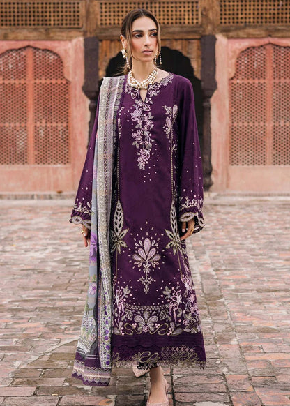 Nureh Heavy Chikankari Embroidered Airjet Lawn Suit with Bamber Chiffon Dupatta