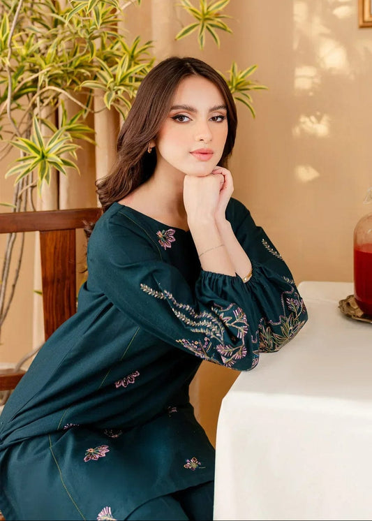 Batik Premium Embroidered Lawn 2 Piece Suit