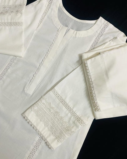 White 2Pcs Stitched Collection