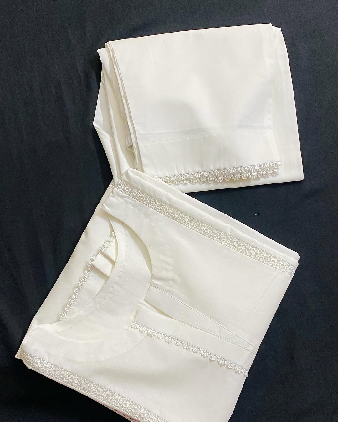 White 2Pcs Stitched Collection